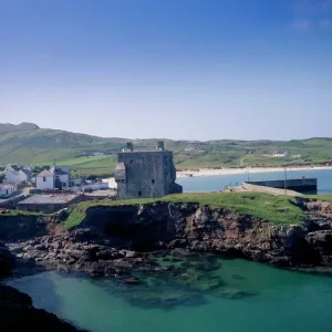 Grace O'Malley's Castle Print, Clare Island Ireland