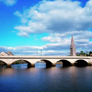 River Moy Print, Ballina Ireland Landscape