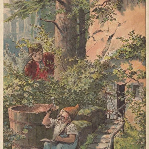 The Gnome (Das kluge ErdmAÔé¼nnchen), lithograph, published in 1891