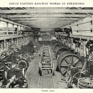 Great Eastern Railway Works at Stratford, 1892