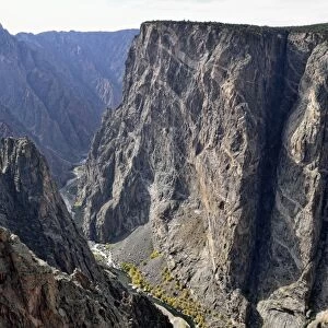 Gunnison River with Painted Wall, Black Canyon of Gunnison National Park, Gunnison, Colorado, USA