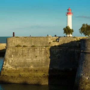 The harbour at Saint Martin de RA, Ile de RA, Poitou Charente, Charente Maritime, France