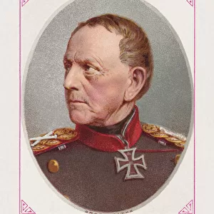 Helmuth von Moltke (Prussian field marshal, 1800-1891), chromolithograph, published 1887