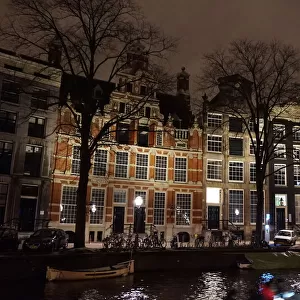 Herengracht at Night, Amsterdam, the Netherlands