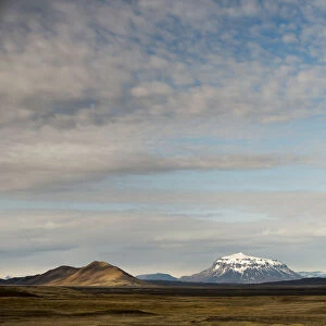 Heroubreio volcano, tuya, Highlands of Iceland, Iceland, Europe