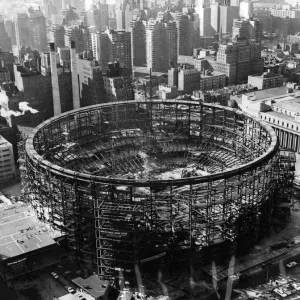 Madison Square Garden Construction Print, 29th November 1966 Madison Square Garden Construction Print, 29th November 1966