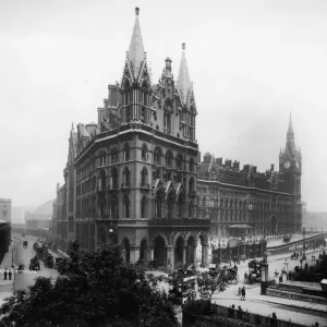 St Pancras Station Print, circa 1905 St Pancras Station Print, circa 1905