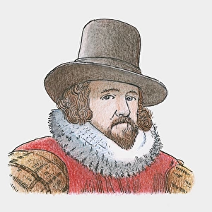Illustration of Francis Bacon