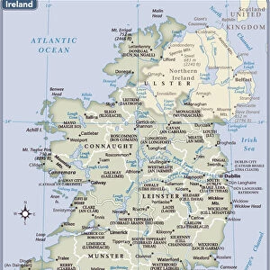 Maps and Charts Greetings Card Collection: Ireland