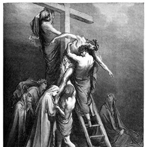 Jesus taken down from the Cross