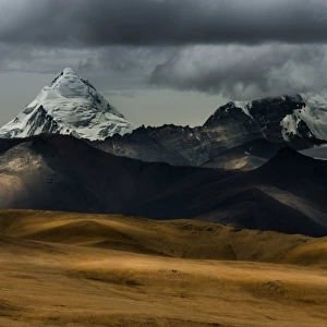 landscape of himalayas range in Tibet