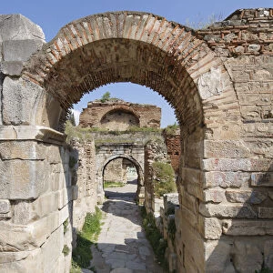 Lefke gate, ancient city walls of Iznik, Bursa Province, Marmara Region, Turkey