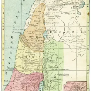 Palästina-Karte 1875 Palästina-Karte 1875