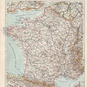 France Greetings Card Collection: Maps