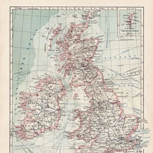 Map of Great Britain 1900