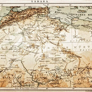 Map of Sahara