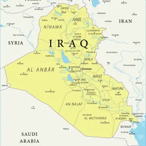 Iraq Reference Map Print - Fine Art Storehouse Iraq Reference Map Print - Fine Art Storehouse