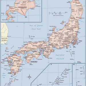 Carte du Japon. Carte du Japon.