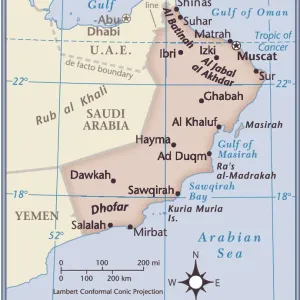 Oman Country Map 2011 Print Edition Reference Maps Oman Country Map 2011 Print Edition Reference Maps