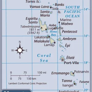 Vanuatu Country Map Print (Reference Maps, 2011 Edition) Vanuatu Country Map Print (Reference Maps, 2011 Edition)