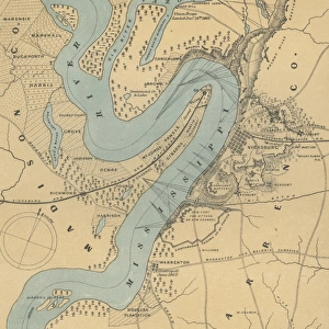 Map of Vicksburg