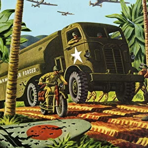 Military Vehicles in the Jungle