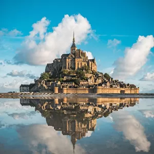 Normandy Region Northern France Collection: Mont Saint-Michel and its Bay