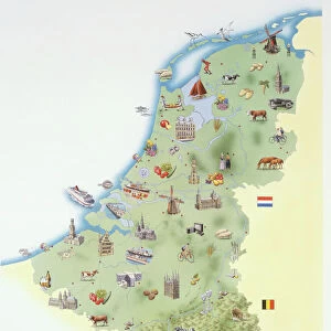 Luxembourg Mouse Mat Collection: Maps