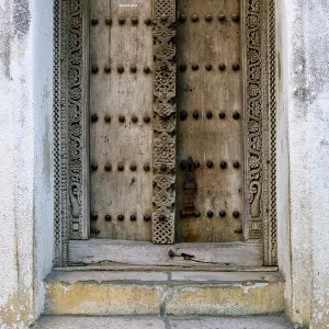 Old Arab-Style Door, Zanzibar, Tanzania