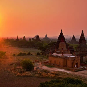 Many pagodas in Bagan