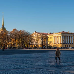 Palace Square and Admiralty building, Saint Petersburg