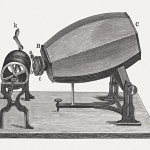 Phonautograph (c. 1860) by Scott and KAonig, published in 1880