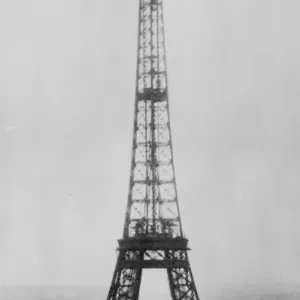 Eiffel Tower Construction Print, 31st March 1889 Eiffel Tower Construction Print, 31st March 1889