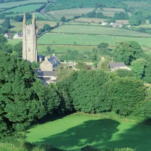 Widecombe-In-The-Moor Print, Devon, England Widecombe-In-The-Moor Print, Devon, England