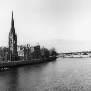 Perth Over The Tay Print Perth Over The Tay Print