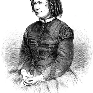 Portrait of senior woman, sitting, side view