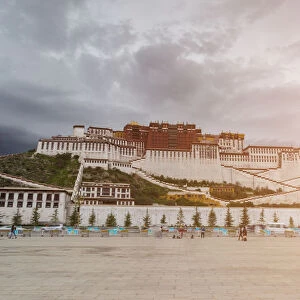 The Potala Palace in Sunlight, Lhasa, Tibet, China