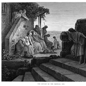 The prodigal son engraving 1870
