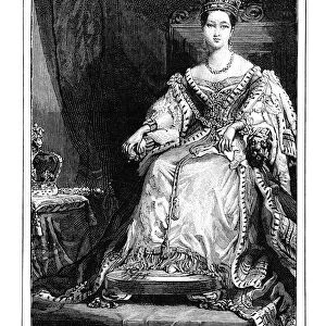 Queen Victoria on her Coronation Day in 1838