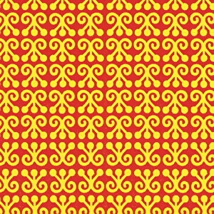 Red and orange pattern