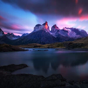 Reflection of Torres del Paine