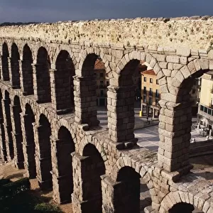 Roman Aqueduct, Segovia, Castile and Leon, Spain