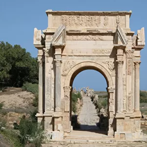 Roman Arch at Leptis Magna