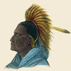 Saki indian illustration 1859