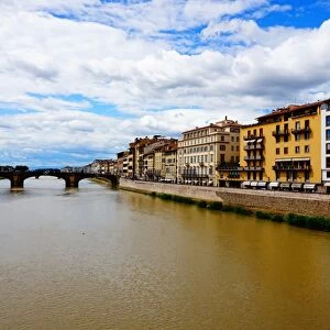 Santa Trinita Bridge and Arno River, Florence, Italy