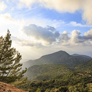 Scenics landscape of Serra de Tramuntana mountains, Mallorca, Balearic Islands, Spain