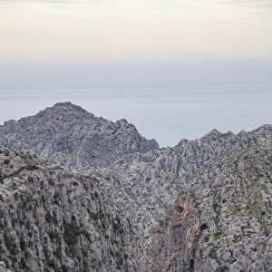 Sierra de Tramuntana with the Mediterranean Sea