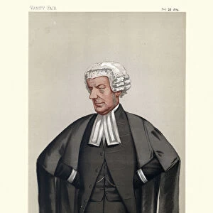 Sir John Walter Huddleston, Vanity fair caricature, Victorian criminal lawyer