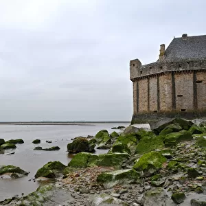 Small Chapel of Mont Saint-Michel of Normany region in France