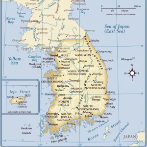 South Korea Collection: Maps